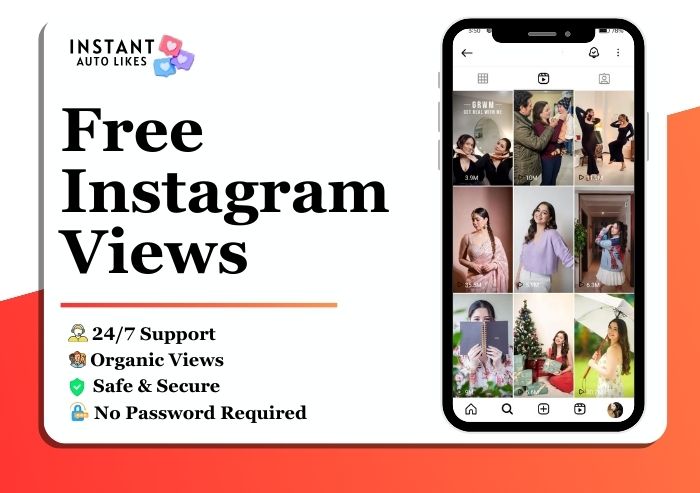 Free instagram views from instantautolikes.com