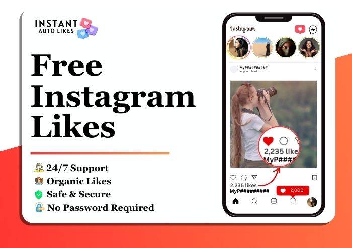 Free instagram likes from instantautolikes.com